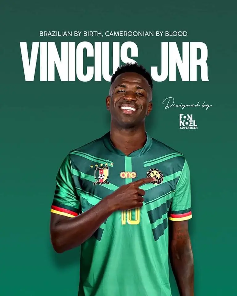 Read more about the article Vinícius Jr: A Major Asset for Cameroon’s #Puissance237 Strategy